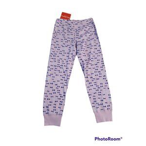 Hanna Andersson purple bow tie pants 110 / 5 girls New school play